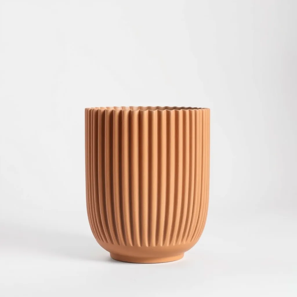 Cannello line — Fluted columns with deep vertical rhythm — timeless proportion, printed precision.